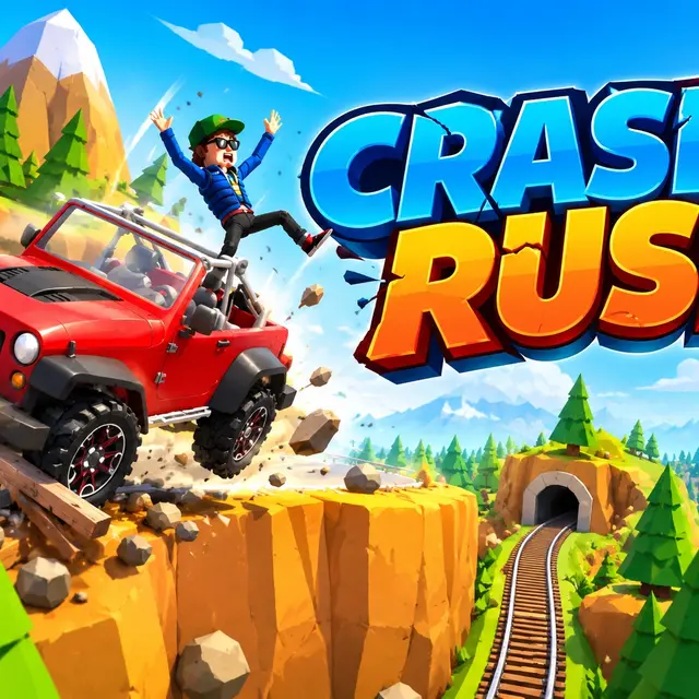 A car speeding down a forested mountain road towards trees and rocks